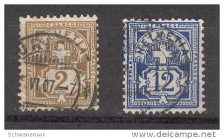 SCHWEIZ , MiNr  82 , 86, Gestempelt - Used Stamps