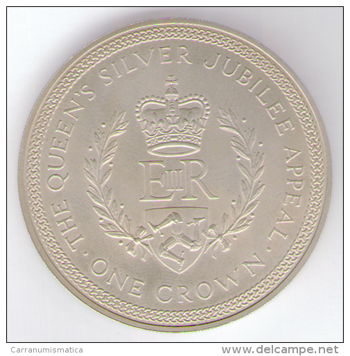 ISLE OF MAN 1 CROWN 1977 AG SILVER - Isle Of Man