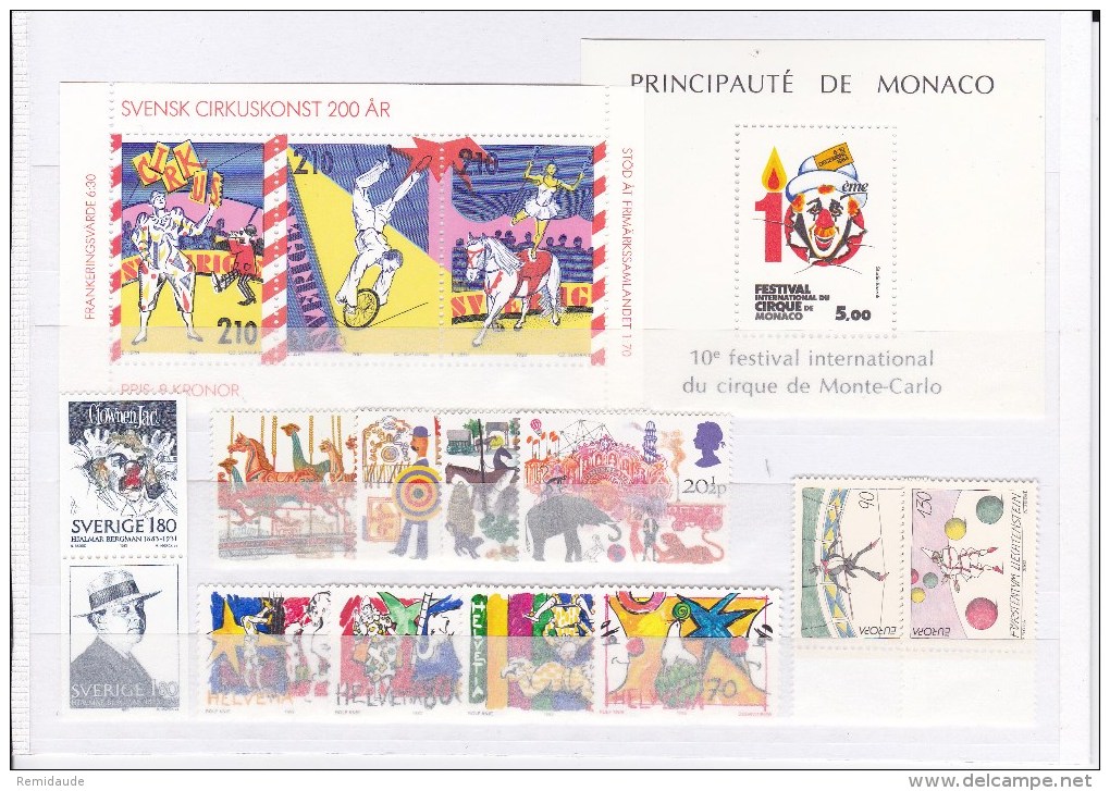 CIRQUE - PETITE COLLECTION De TIMBRES ** - Cirque