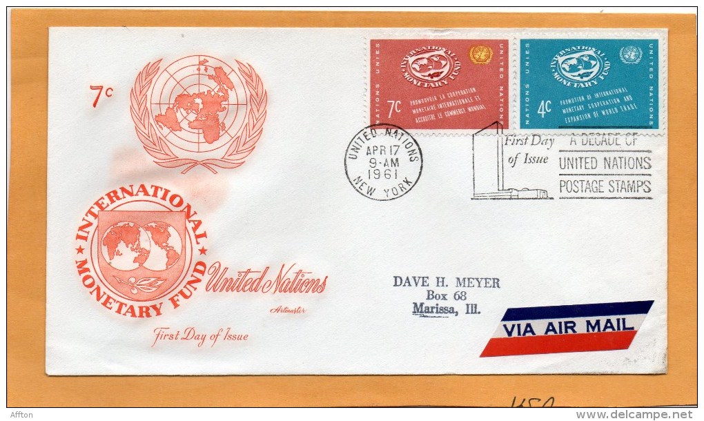 United Nations New York 1961 FDC - FDC