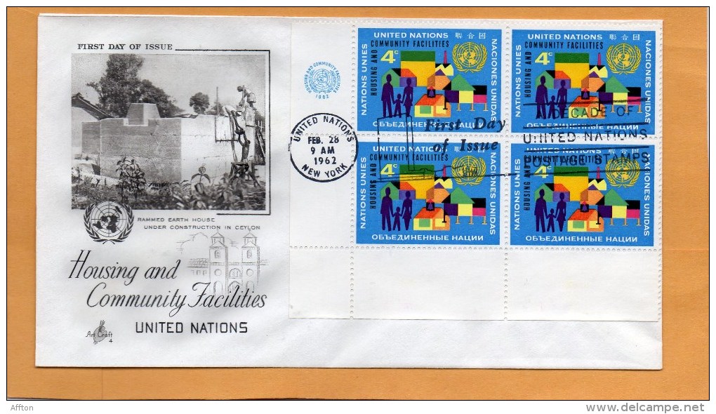 United Nations New York 1962 FDC - FDC