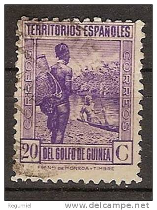 Guinea U 265 (o) Indigena. 1941. Dentado 10 - Guinée Espagnole