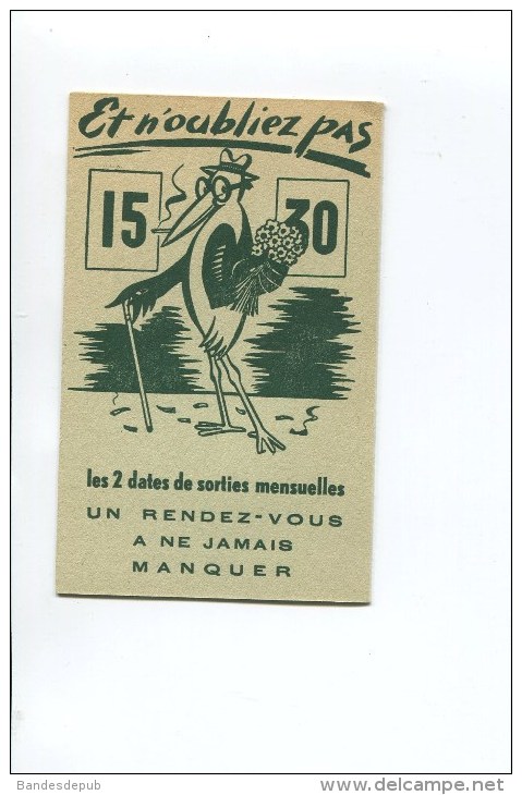 COLLECTION LETTERAIRE MARABOUT  CALENDRIER CARNET  1951 EN EXCELLENT ETAT  ANTHROPOMORPHISME - Petit Format : 1941-60