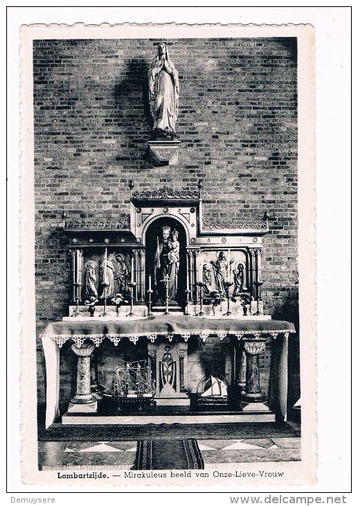 18209 Lombartzijde - Mirakuleus Beeld Van Onze Lieve Vrouw - Statue Miraculeuse De La Sainte Vierge - Middelkerke