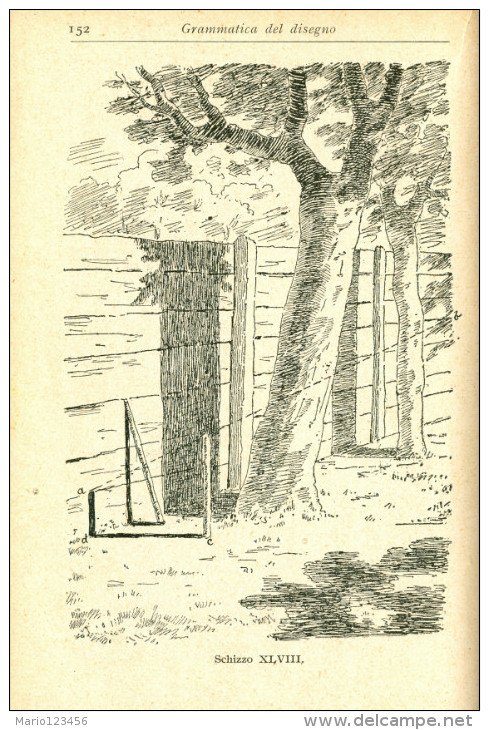 MANUALE HOEPLI, GRAMMATICA DEL DISEGNO, G. RONCHETTI, QUARTA EDIZIONE, 1930