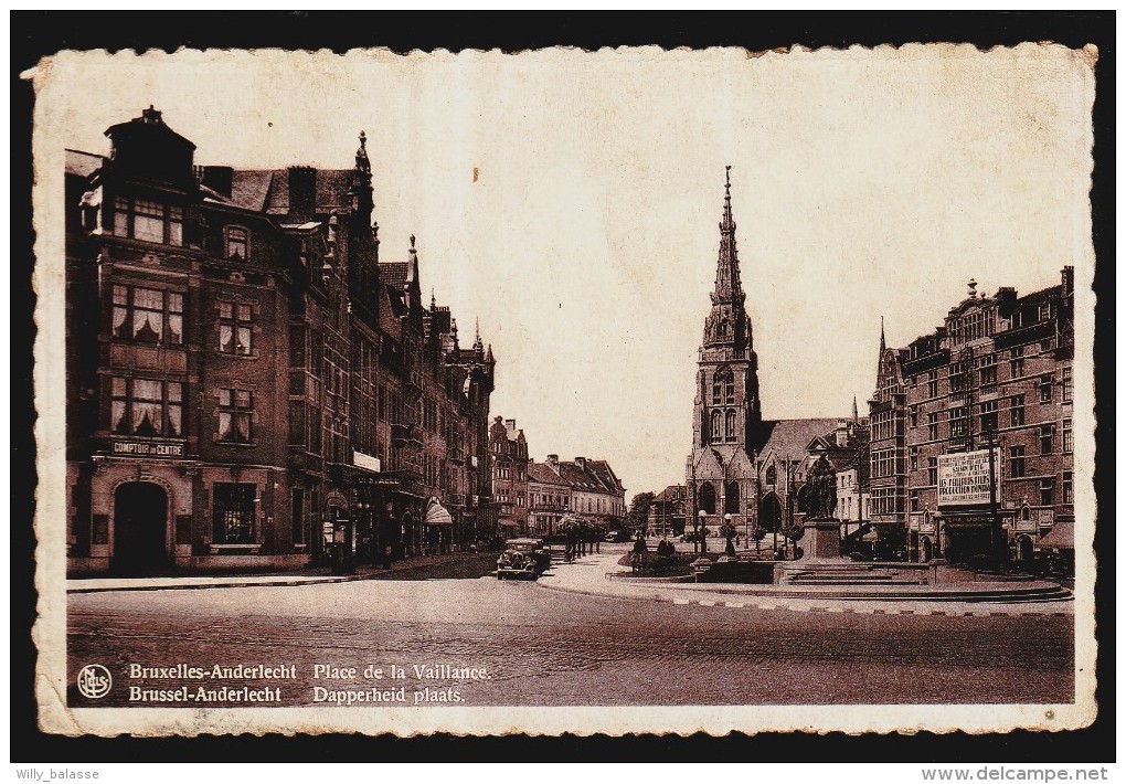 Bruxelles - Anderlecht - Place De La Vaillance - Dapperheid Plaats  // - Anderlecht