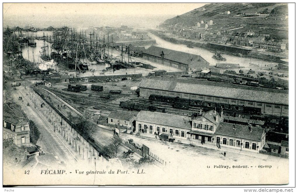 N°36912 -cpa Fecamp -vue Générale- - Fécamp