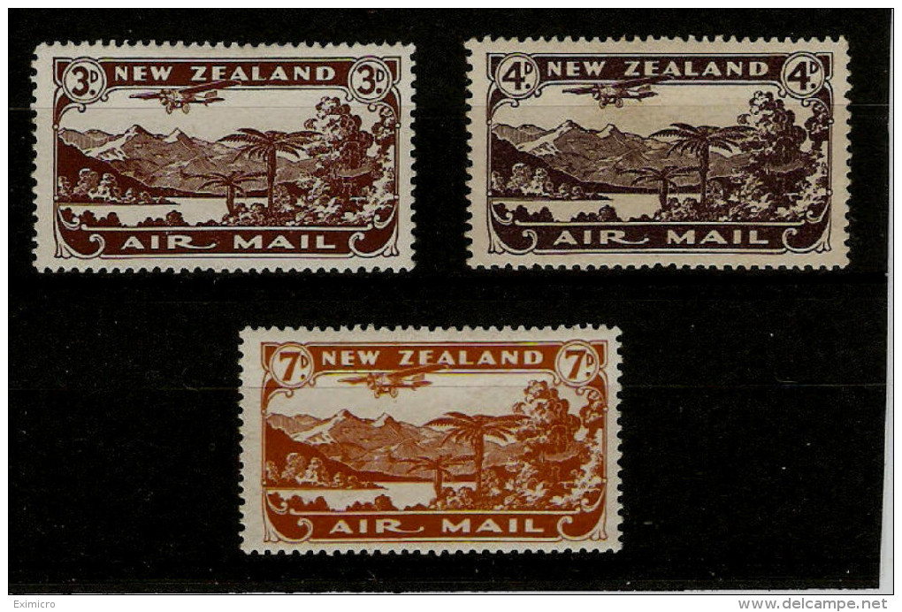 NEW ZEALAND 1931 AIR SET  SG 548/550  MOUNTED MINT Cat £60 - Unused Stamps