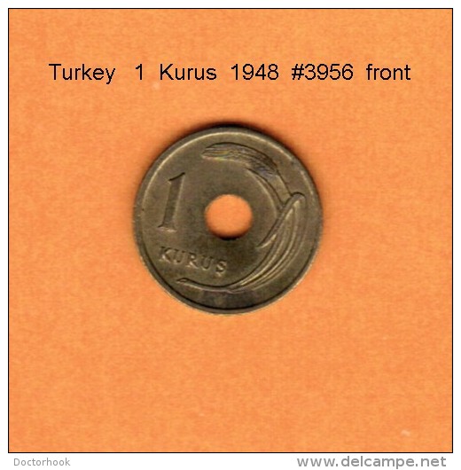 TURKEY    1  KURUS  1948   (KM # 881) - Turkey