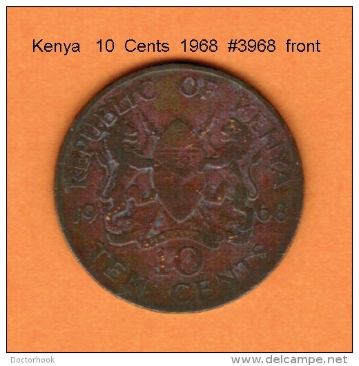 KENYA    10  CENTS  1968  (KM # 2) - Kenia