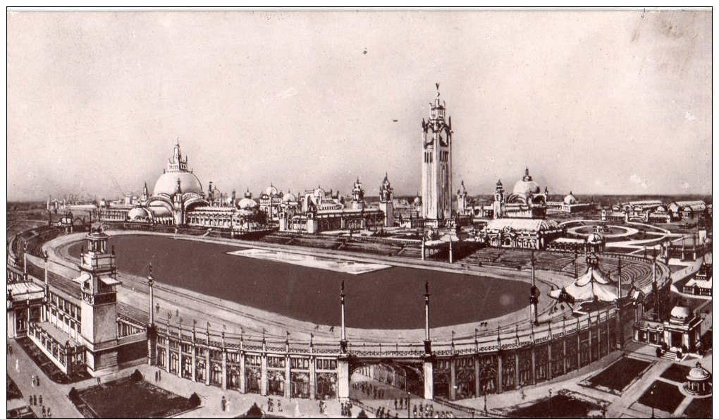 UNPOSTED POSTCARD - STADIUM,  FRANCO - BRITISH  EXHIBITION. LONDON 1908 - REAL PHOTO - - Altri & Non Classificati