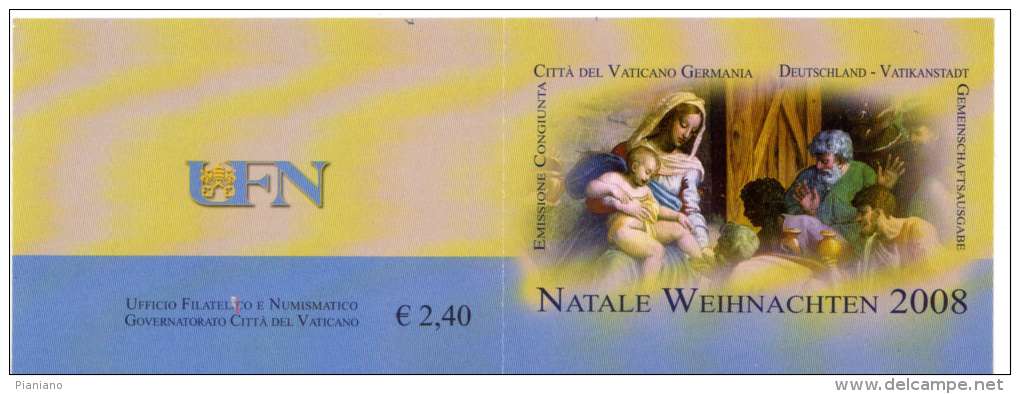 PIA . VAT - 2008 : Natale : Libretto - Carnet - Booklet - (SAS L  15) - Libretti