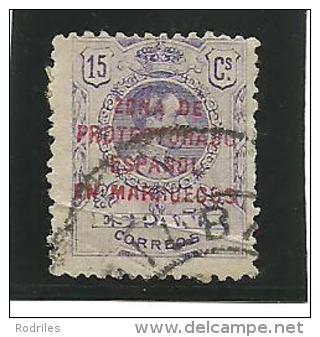 Marruecos Español. Sello De 15 Cts Sobrecargado. NE 3 . Valor 168 Euros - Spanish Morocco