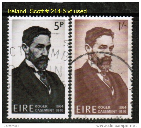 IRELAND    Scott  # 214-5  VF USED - Oblitérés