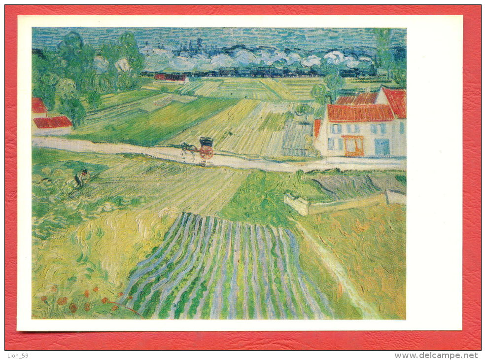 141972 / Netherlands Art Vincent Willem Van Gogh - TRAIN Landscape At Auvers-sur-Oise, France AFTER THE RAIN - Russia - Van Gogh, Vincent