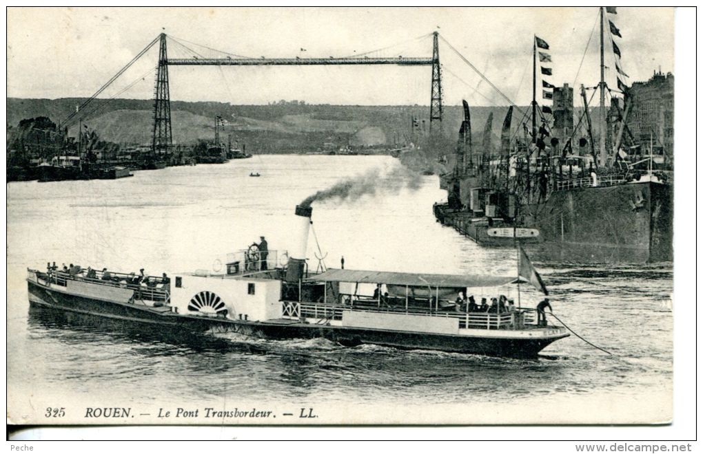 N°36925 -cpa Rouen Bateaux  à Vapeur - Autres & Non Classés