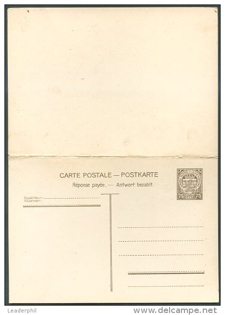 LUXEMBOURG Old Double Postal Stationery VF - Ganzsachen