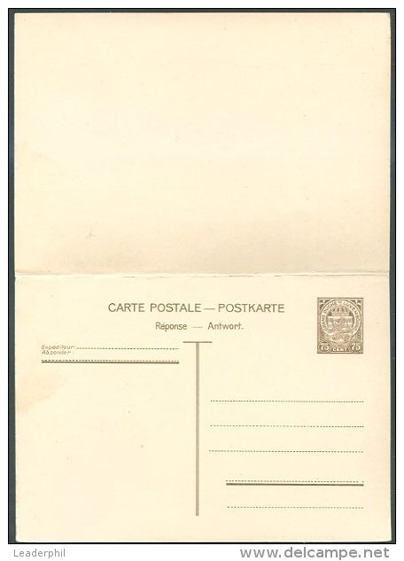LUXEMBOURG Old Double Postal Stationery VF - Ganzsachen