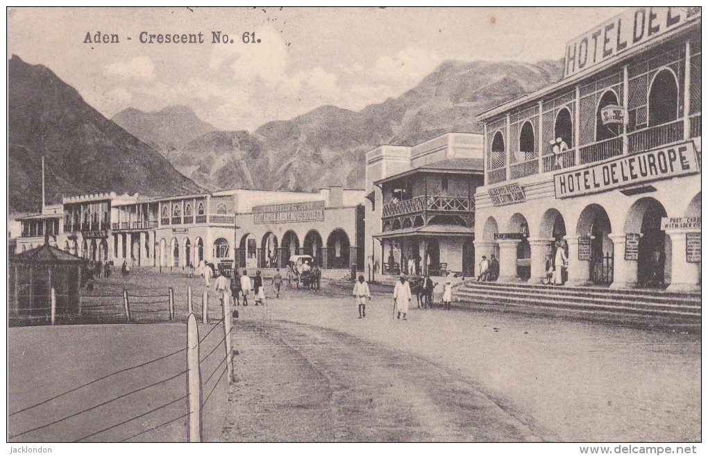 YEMEN ADEN Crescent Hôtel De L'Europe - Yémen