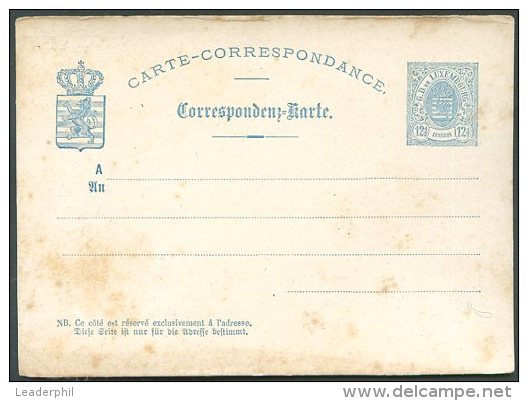 LUXEMBOURG Old Unused Postal Stationery VF - Ganzsachen