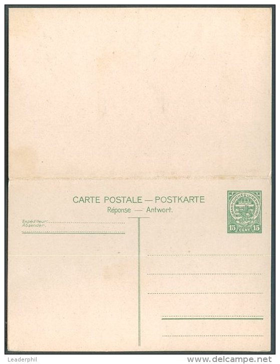 LUXEMBOURG Old Double Unused Postal Stationery VF - Ganzsachen