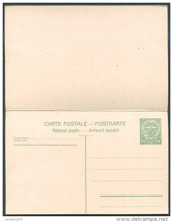 LUXEMBOURG Old Double Unused Postal Stationery VF - Ganzsachen