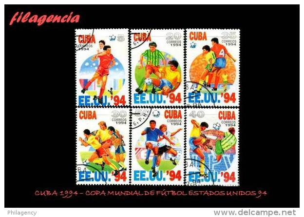 USADOS. CUBA. 1994-02 COPA MUNDIAL DE FÚTBOL ESTADOS UNIDOS 94 - Oblitérés