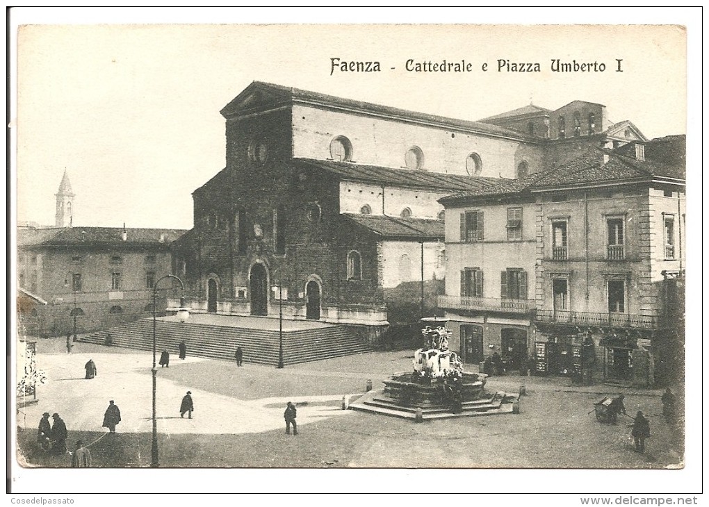 A162 FAENZA - CATTEDRALE E PIAZZA UMBERTO I - Faenza