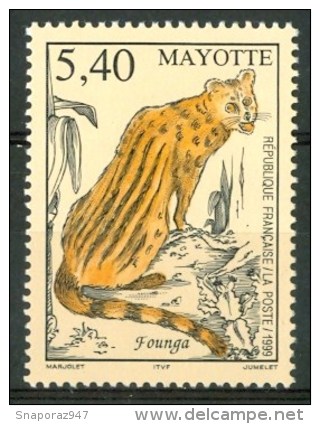 1999 Mayote Fauna Animali Animals Animaux MNH** -Fiog7 - Ongebruikt