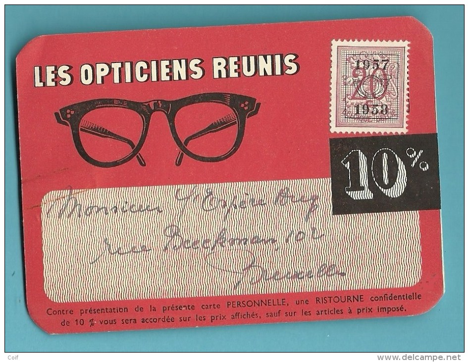 V668 Op Drukwerk (imprime) LES OPTICIENS REUNIS - Typo Precancels 1951-80 (Figure On Lion)