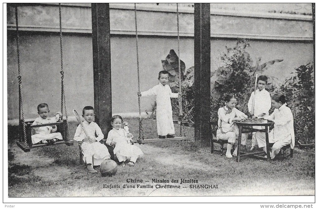 CHINE - Mission Des Jésuites - Enfants D'une Famille Chrétienne - SHANGHAI - Chine