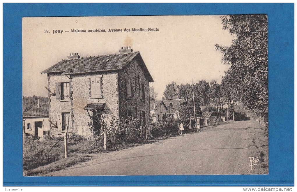 CPA - JOUY - Maisons Ouvrières - Avenue Des Moulins Neufs - Jouy