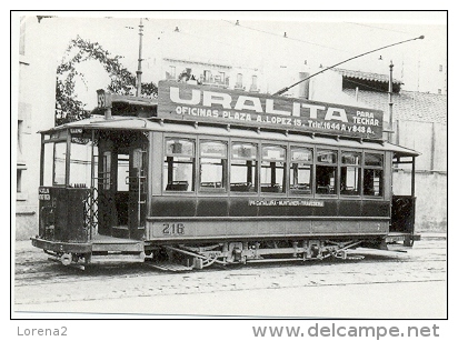 7f-717. Postal. Colección Viejas Glorias. Tranvías De Barcelona. Coche Serie 200 - Strassenbahnen