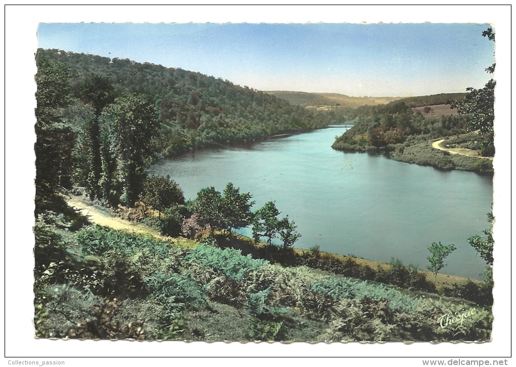 Cp, 23, Près De Chatelus-Le-Marcheix, Le Taurion, Voyagée 1952 - Chatelus Malvaleix