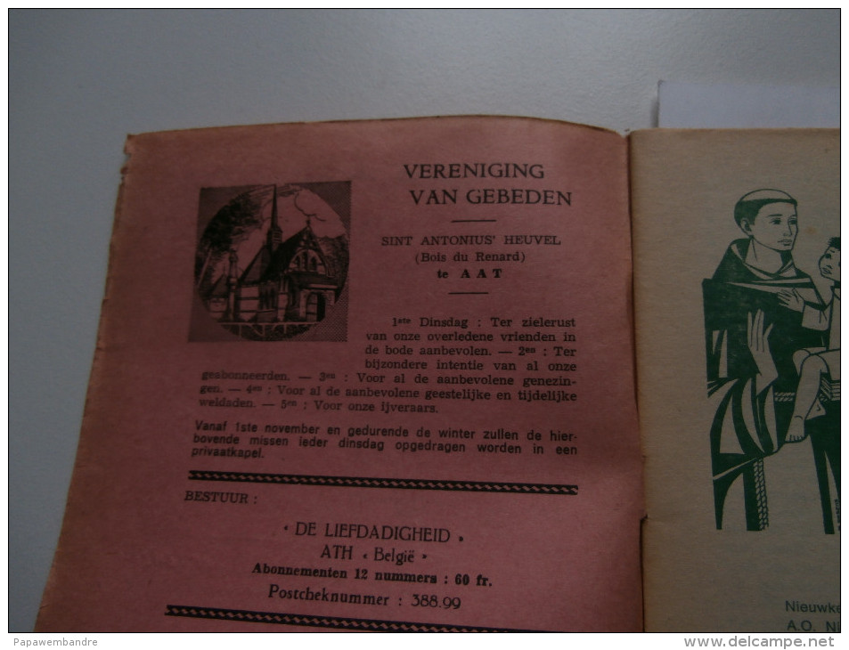 De Liefdadigheid  Februari 1968 (Bois Du Renard Ath) , Guy Denis  + 1 Plaatje - Andere & Zonder Classificatie