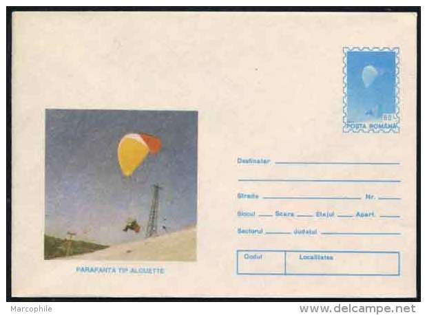 PARACHUTE - PARAPENTE - PARACHUTISME / 1994 ROUMANIE ENTIER POSTAL ILLUSTRE (ref 4663) - Parachutting