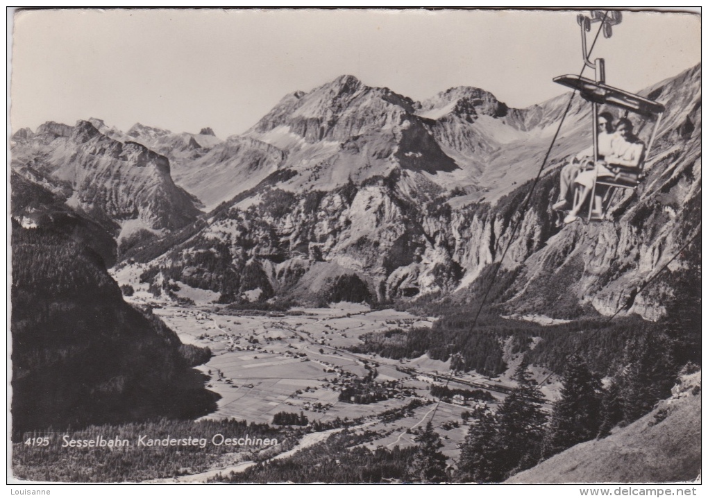 14 / 2 / 272  -  KANDERSTEG  OESCHINEN -  SESSELBAHN -  CPSM - Steg