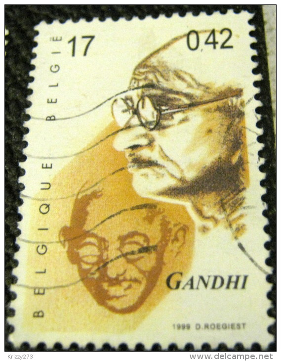 Belgium 1999 Gandhi 17f - Used - Andere & Zonder Classificatie