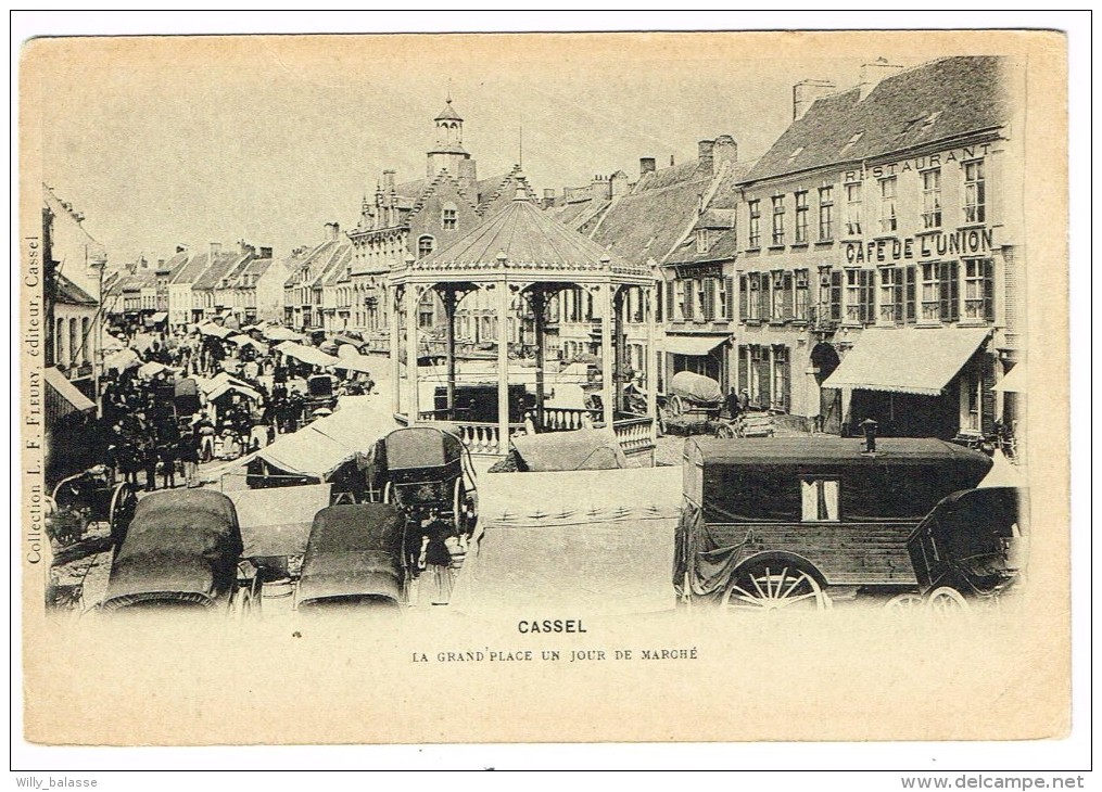 "France 59 - Cassel - La Grand'Place Un Jour De Marché" - Cassel