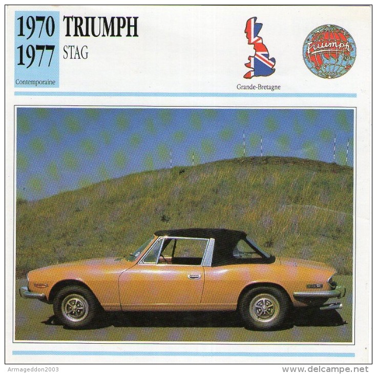 Fiche Technique Voiture 1970 / 1977 TRIUMPH STAG - Cars