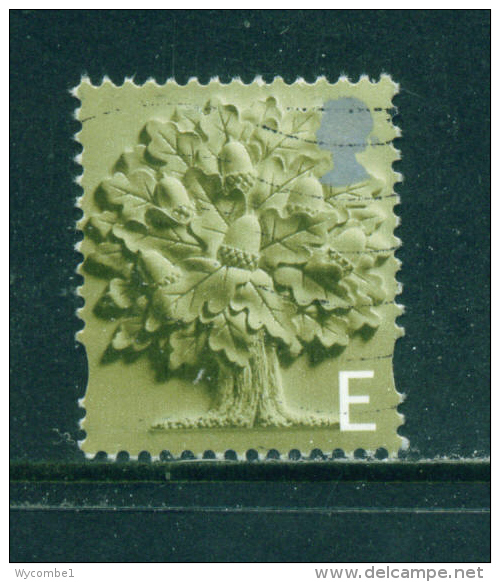 ENGLAND (GREAT  BRITAIN REGIONAL) - 2001 To 2002  Oak Tree 'E'  Used As Scan - England