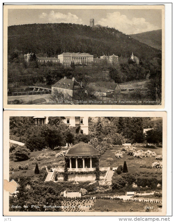Autriche ' Baden Bei Wien - 4 Post Card - - Baden Bei Wien