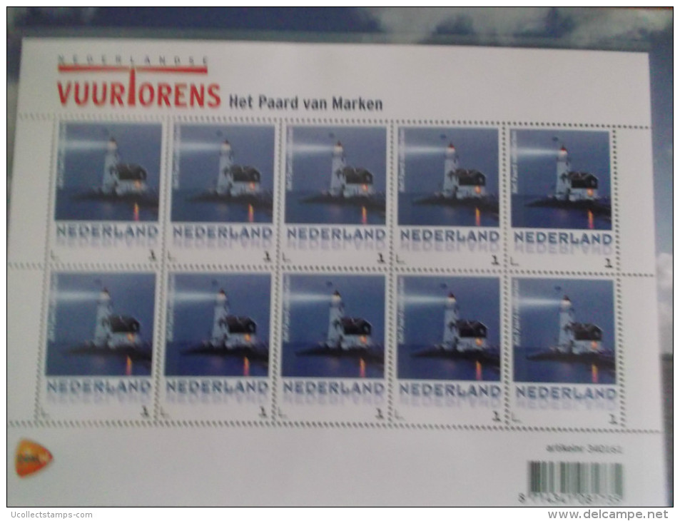 Nederland 2014-2  Vuurtoren Leuchturm Lighthouse  Ameland  Vel/sheetlet Postfris/mnh/sans Charniere - Unused Stamps