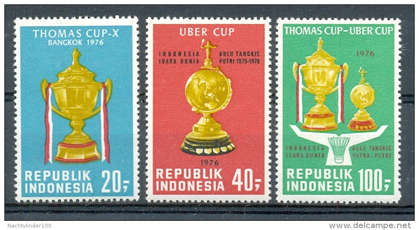 Mgm0839 SPORTS WORLDCUP BADMINTON INDONESIA 1976 PF/MNH VANAF1EURO - Badminton