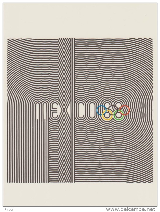 JEUX OLYMPIQUES DE MEXICO 1968 - Giochi Olimpici