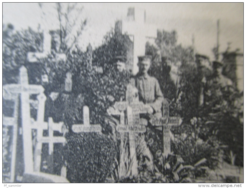 AK / Bildpostkarte 1. Weltkrieg Westfront / Frankreich Vouziers Der Friedhof Verlag Willy Koehler, Metz No 379 - Cimiteri Militari