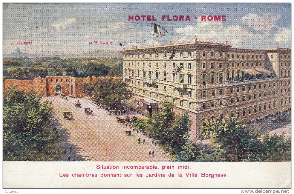 Hotel Flora - Rome 1923 - Sonstige & Ohne Zuordnung