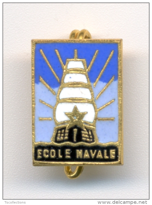 Ecole Navale - Insigne En Réduction - Navy