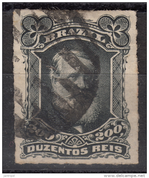 BRASIL  1878  200 Rs  GOOD USED - Usados