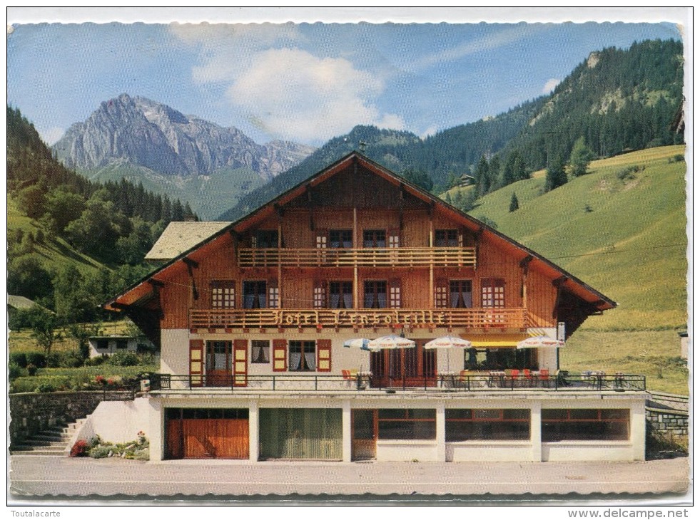 CPSM 74 LA CHAPELLE D ABONDANCE HOTEL L ENSOLEILLE 1968  Grand Format 15 X 10,5 - La Chapelle-d'Abondance